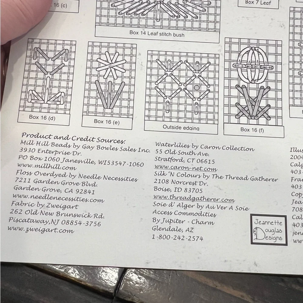 Jeanette Douglas Designs Take Time To Garden‎ Cross Stitch Pattern Needlepoint - Picture 2 of 4